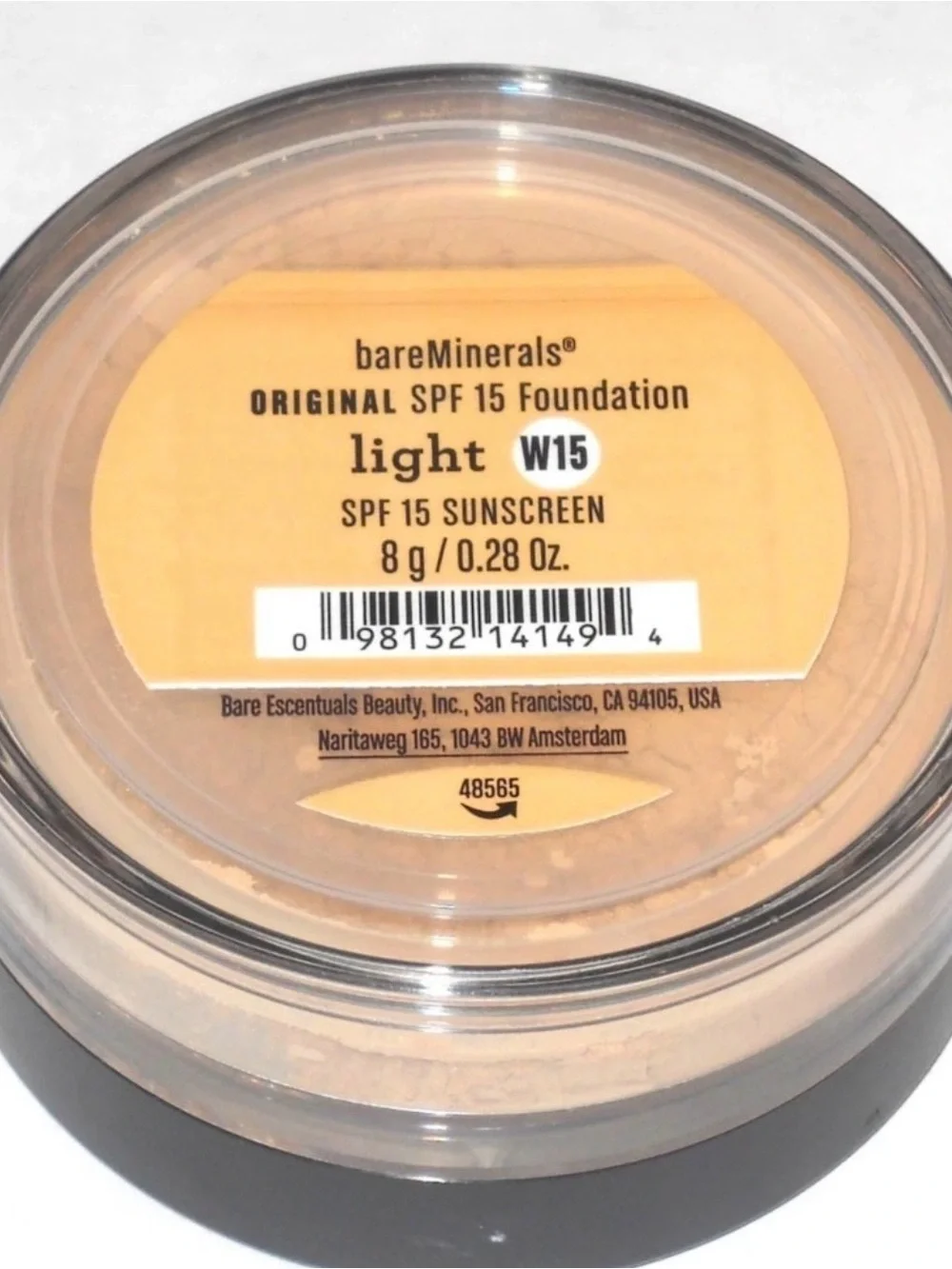 bareMinerals Light W15 Loose Mineral Foundation - Warm Beige